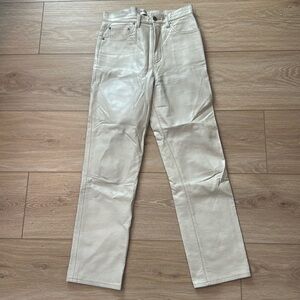 AGOLDE leather pinch waist